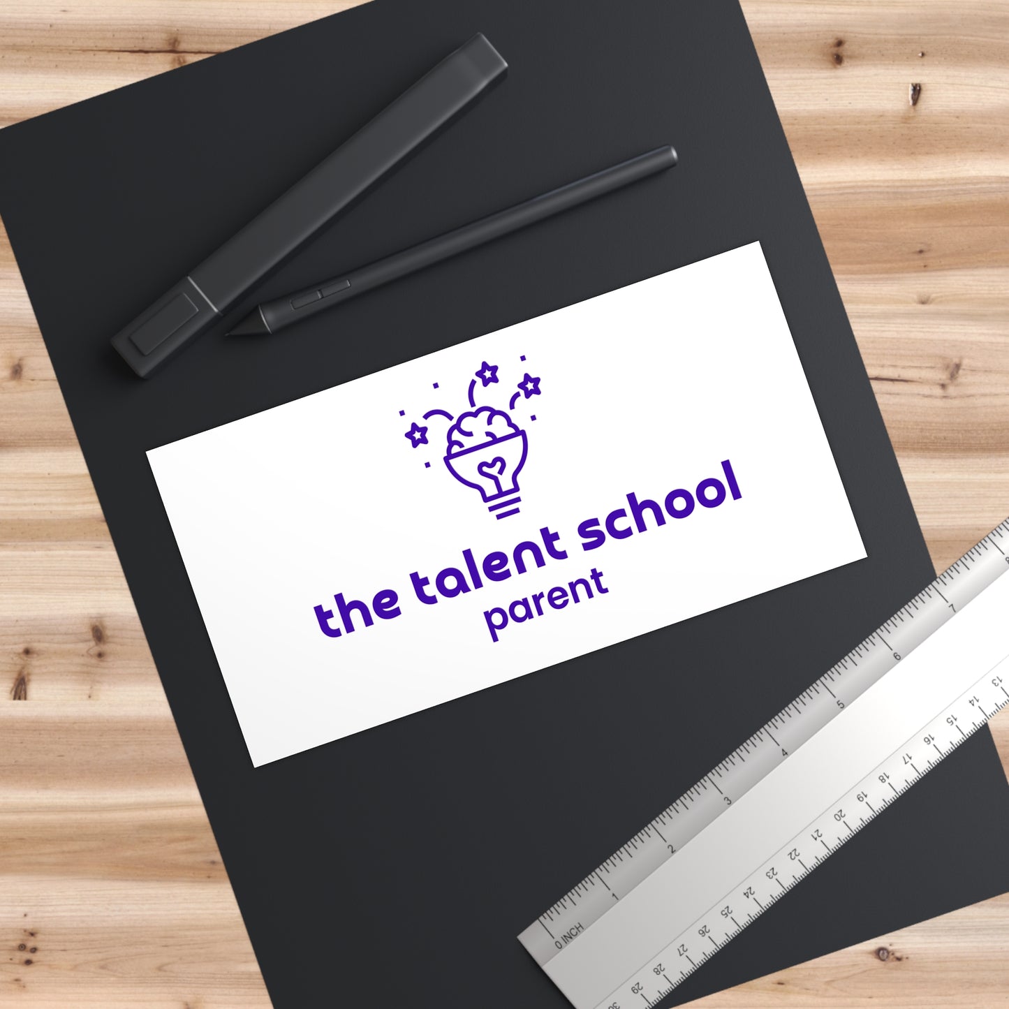 Proud Parent Bumper Sticker – Purple