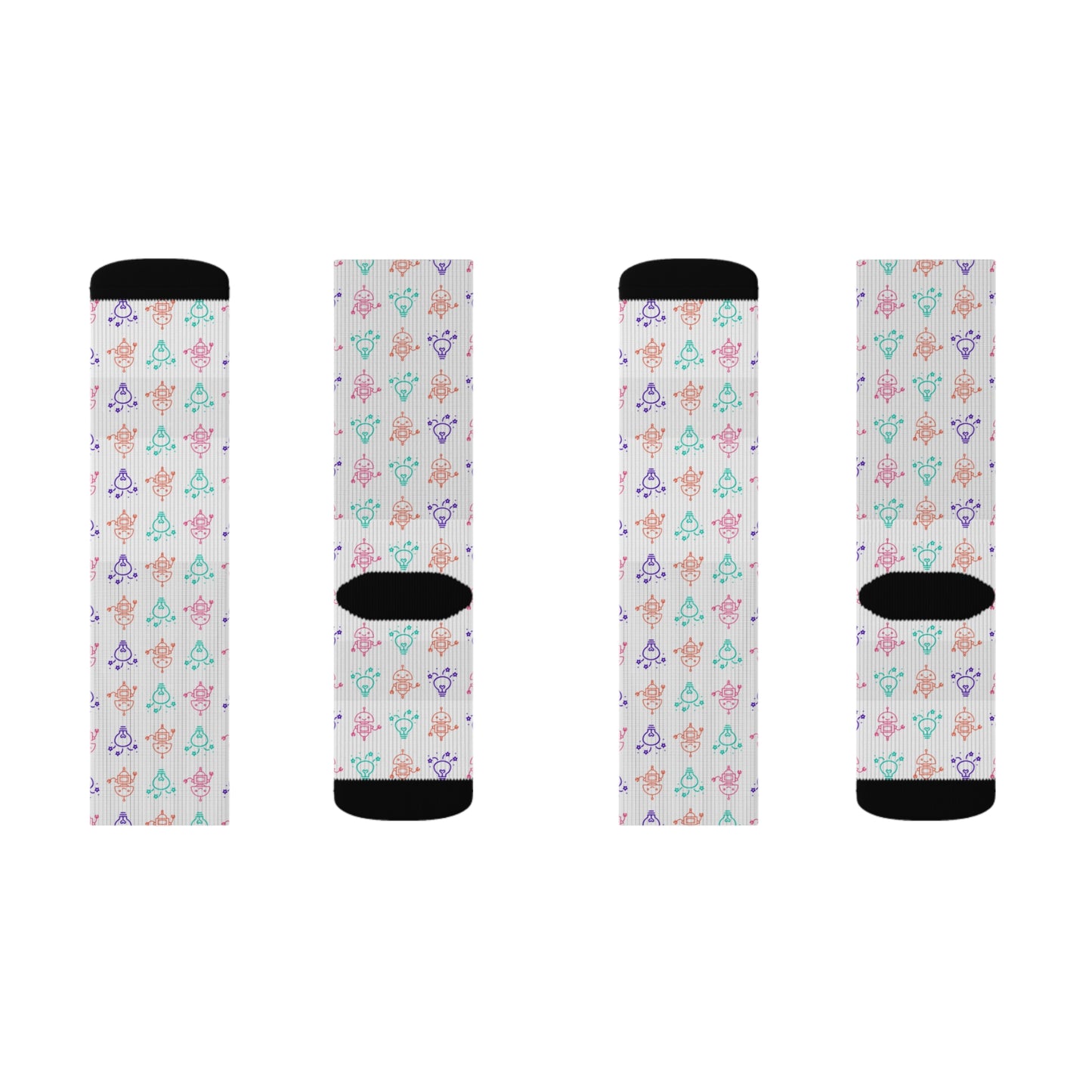 Talent School x Miacademy Patterned Logo Socks