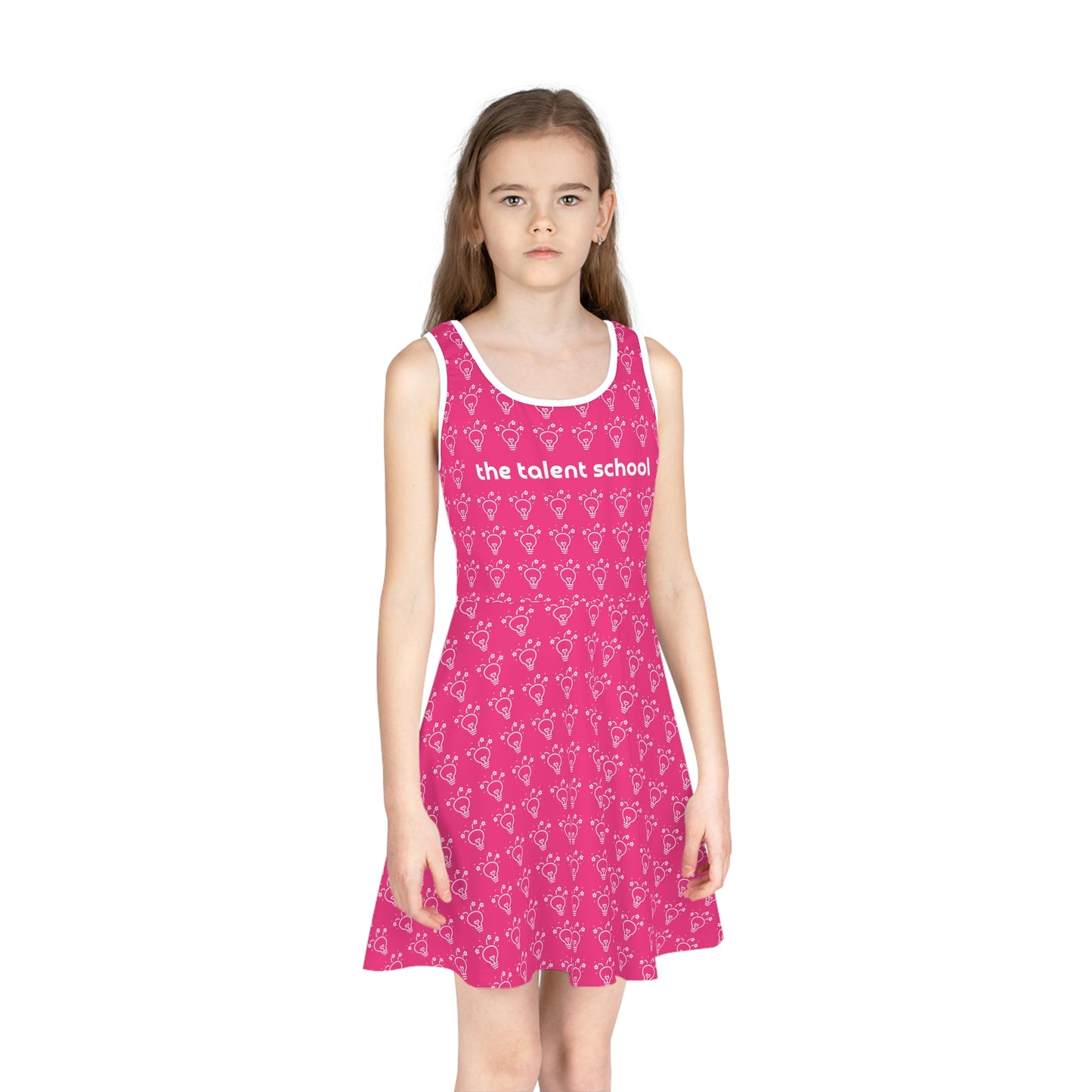 Talent School Sundress - Patterned, Pink