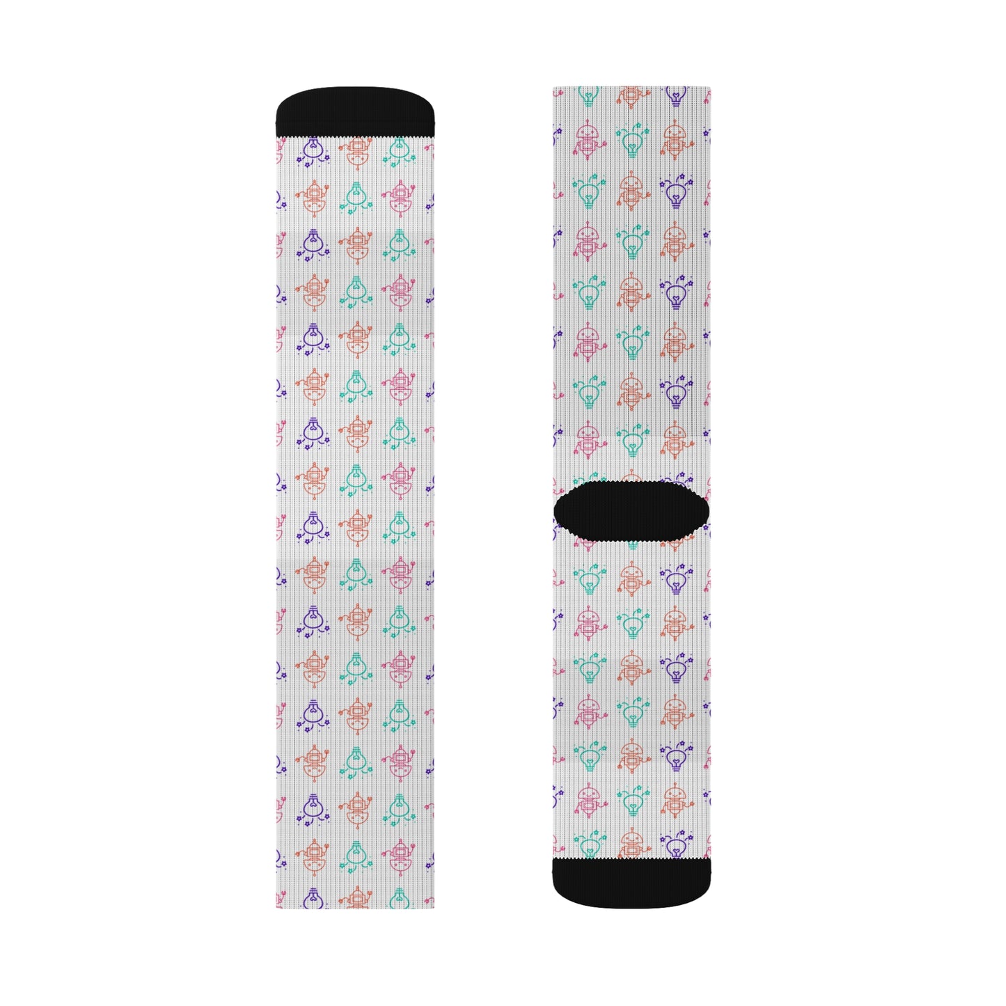 Talent School x Miacademy Patterned Logo Socks