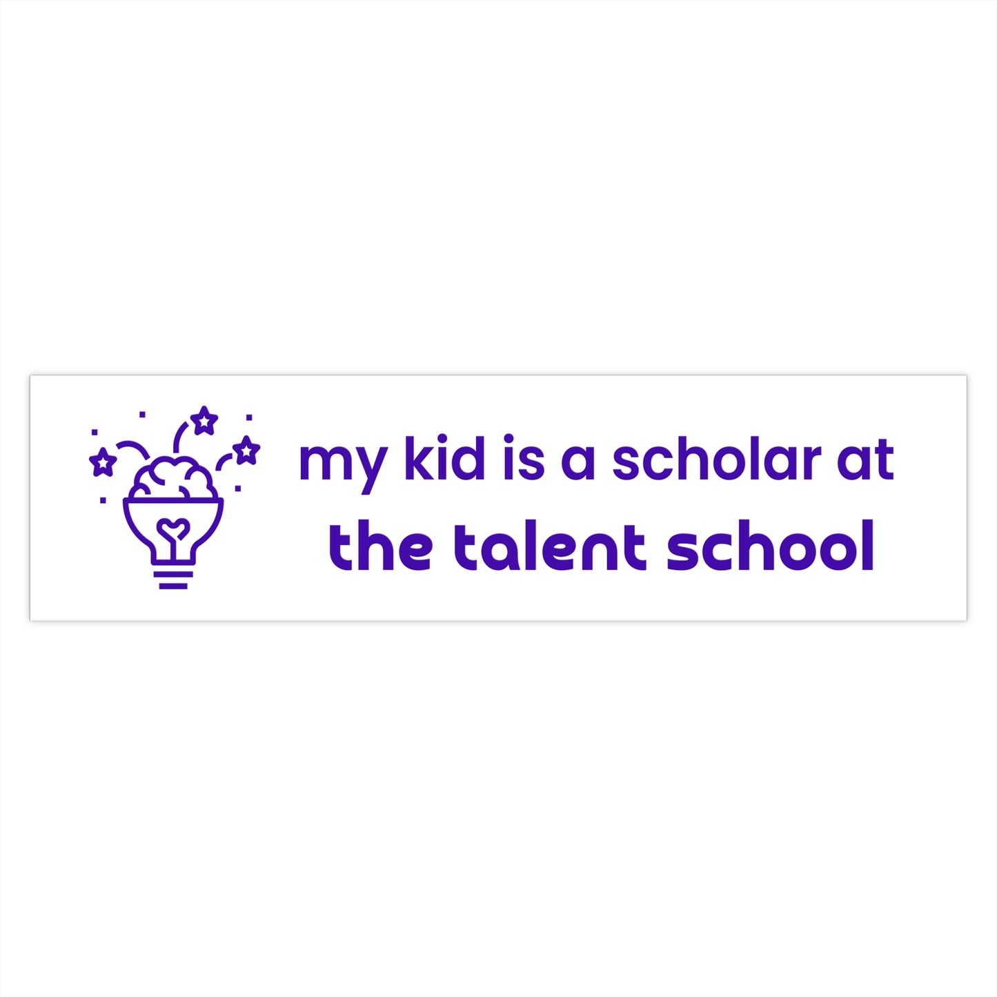 Future Leader On Board - Scholar Bumper Sticker
