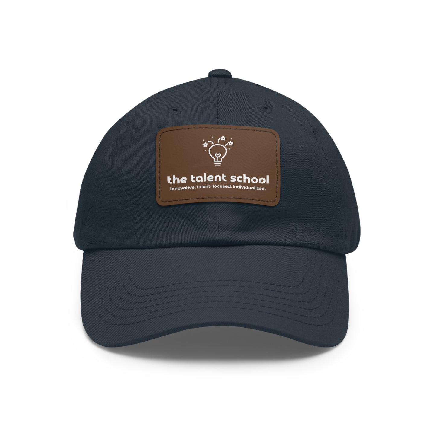 Leather Patch Dad Hat