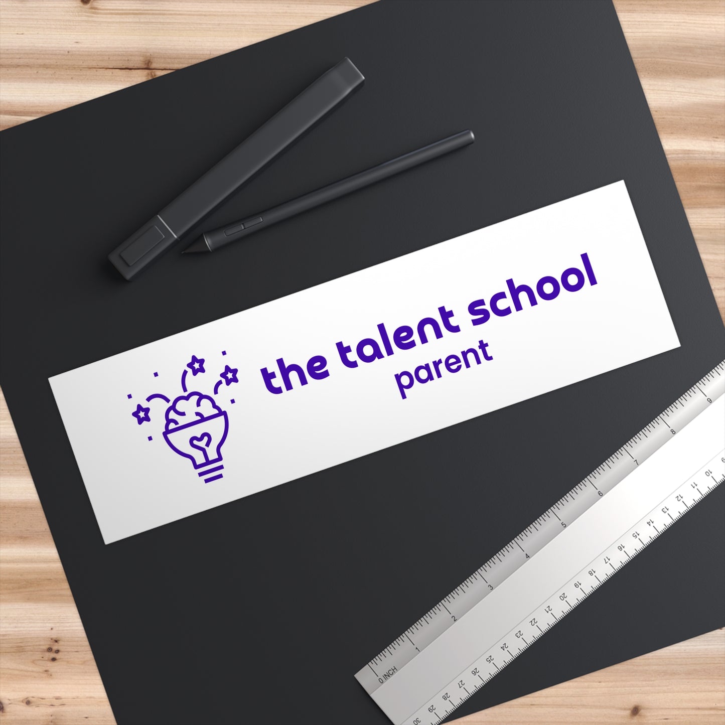 Proud Parent Bumper Sticker – Purple