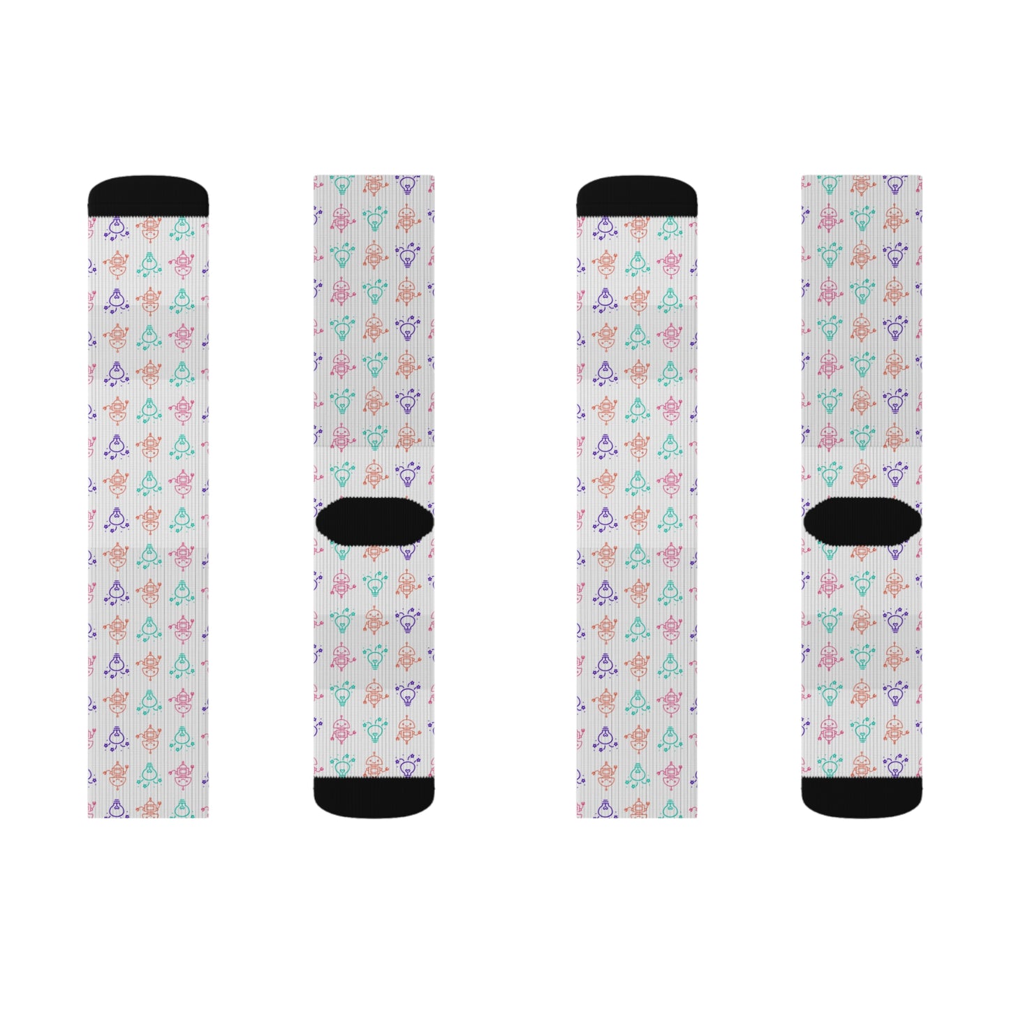 Talent School x Miacademy Patterned Logo Socks