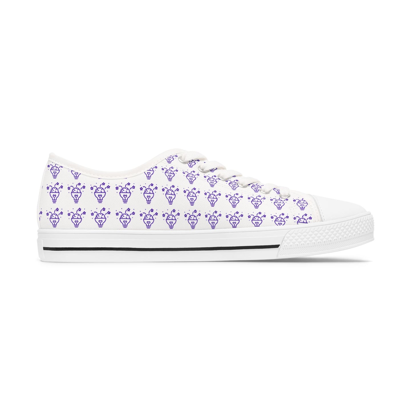 Women's Checkered Talent Kicks –Checkered, Purple