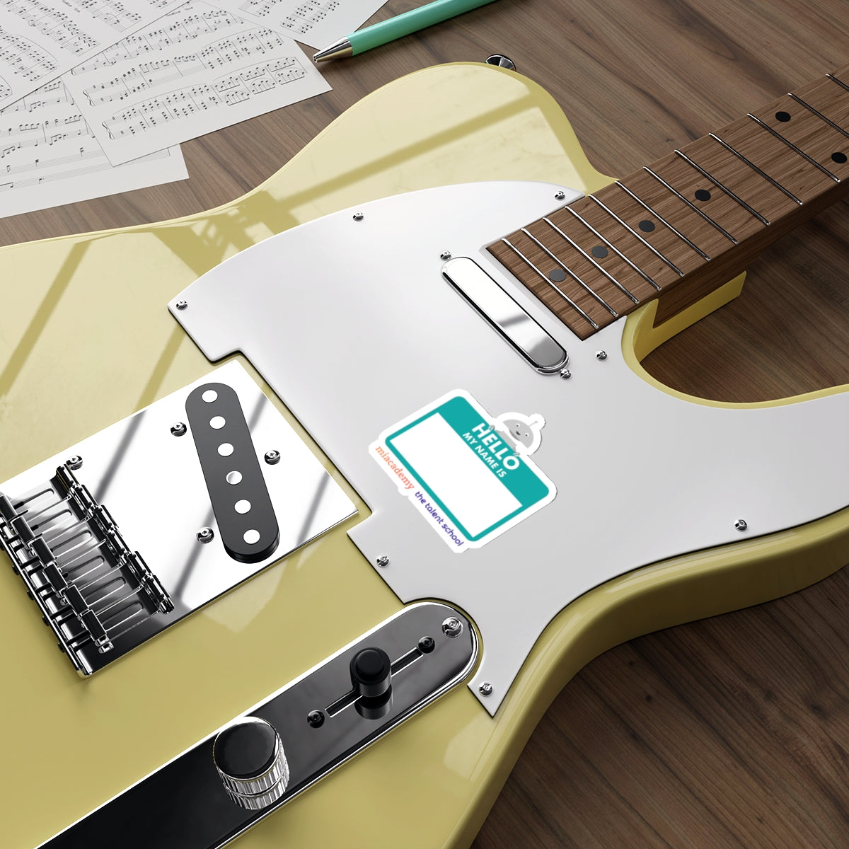 Talent School x Miacademy Name Tag Sticker