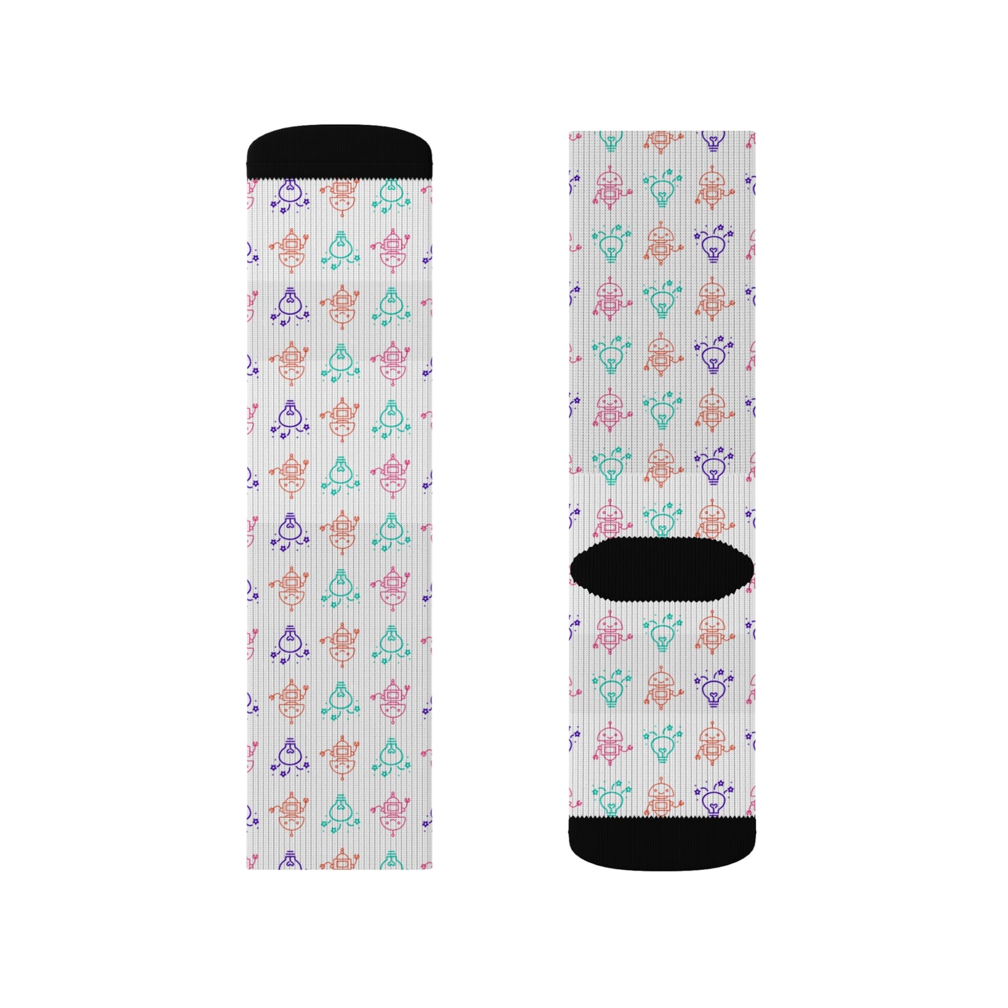 Talent School x Miacademy Patterned Logo Socks