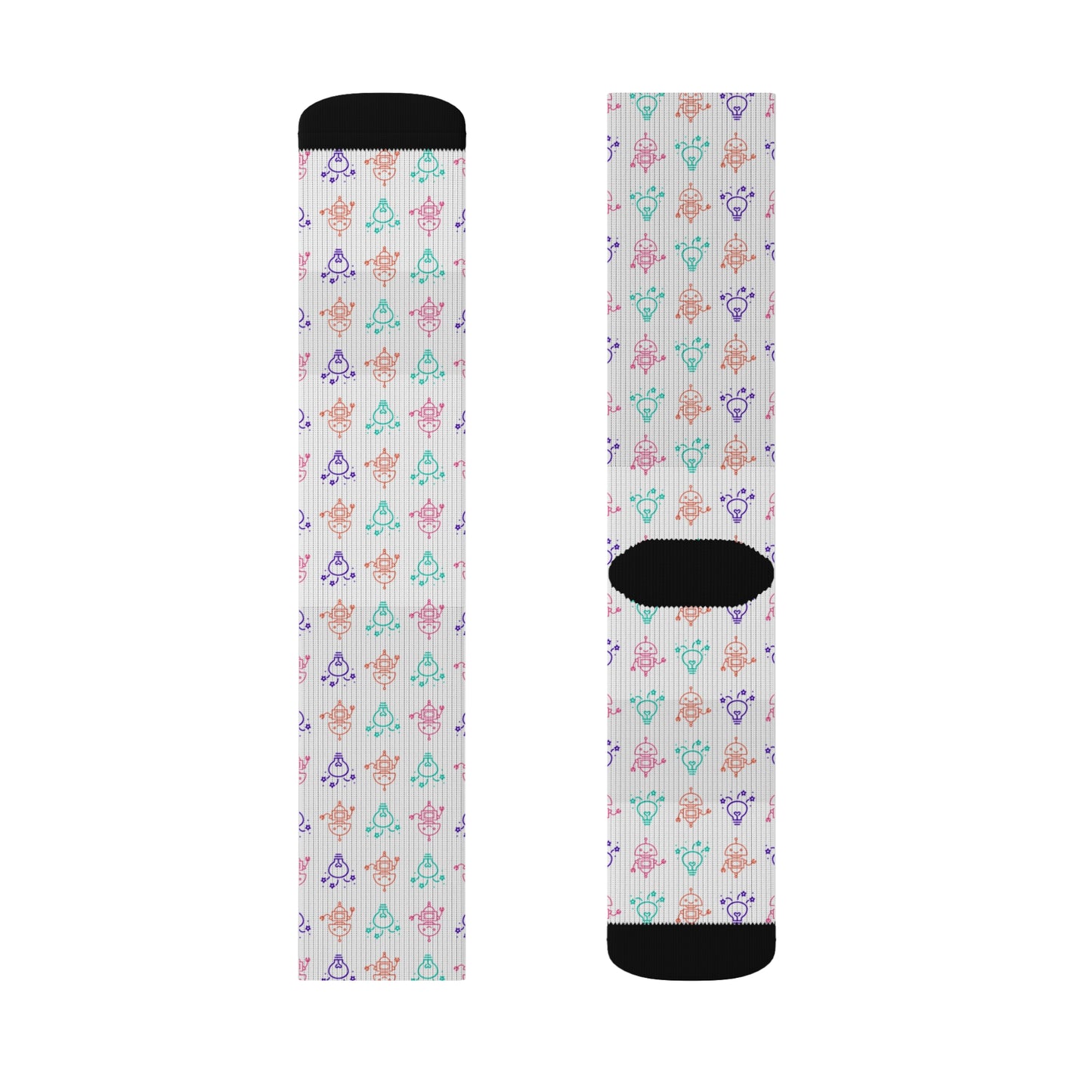 Talent School x Miacademy Patterned Logo Socks