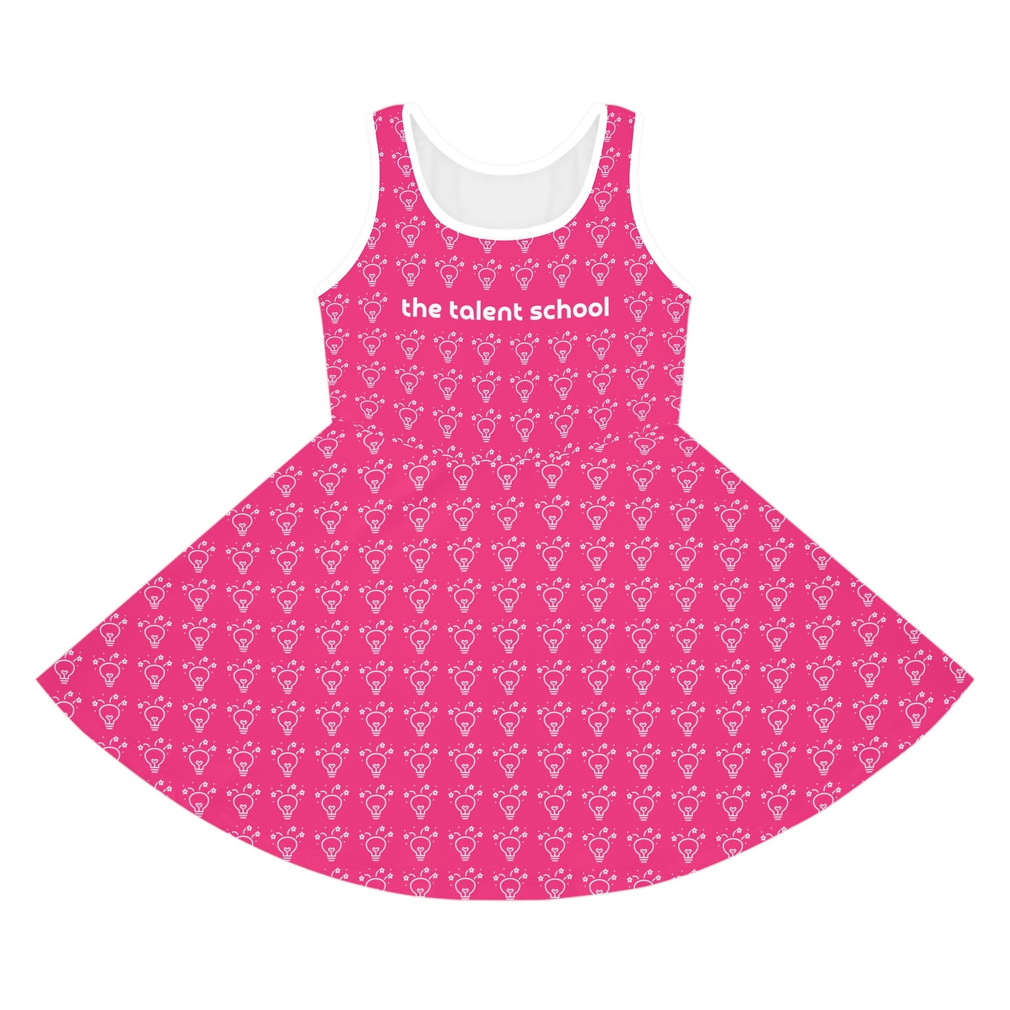 Talent School Sundress - Patterned, Pink