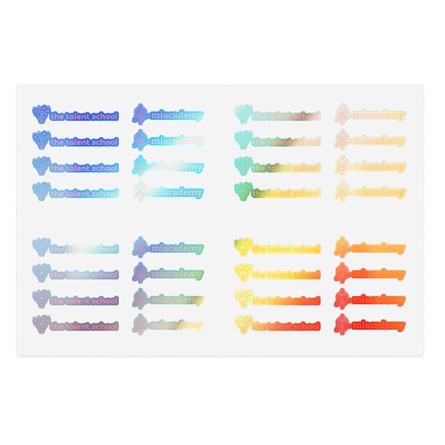 Miacademy x Talent School Customizable Sticker Sheets