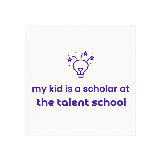 Talent Brag Tag Magnet - Square