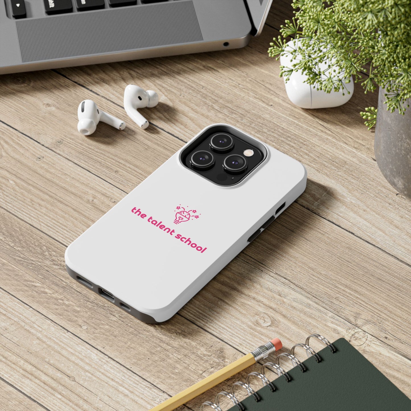 The Creator iPhone Case - White/Pink
