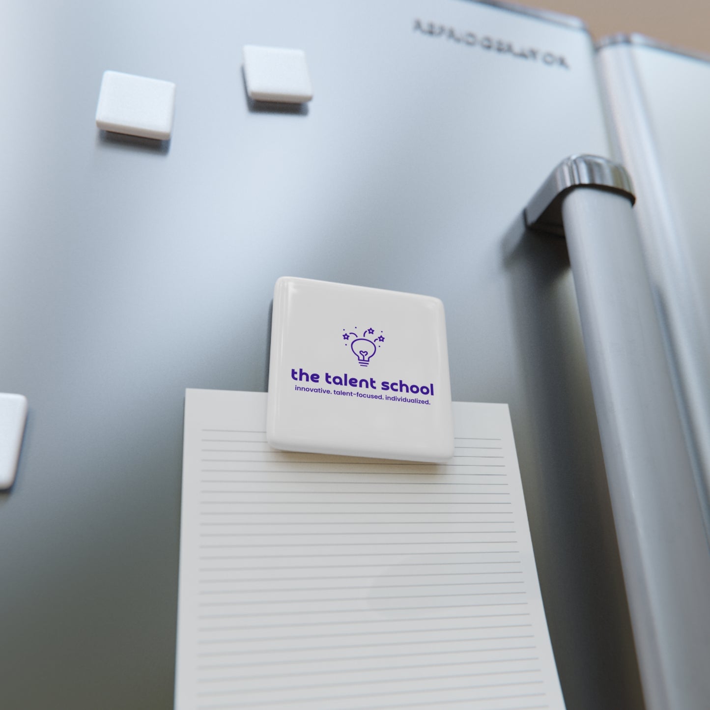 Talent School Porcelain Magnet - Square, Purple
