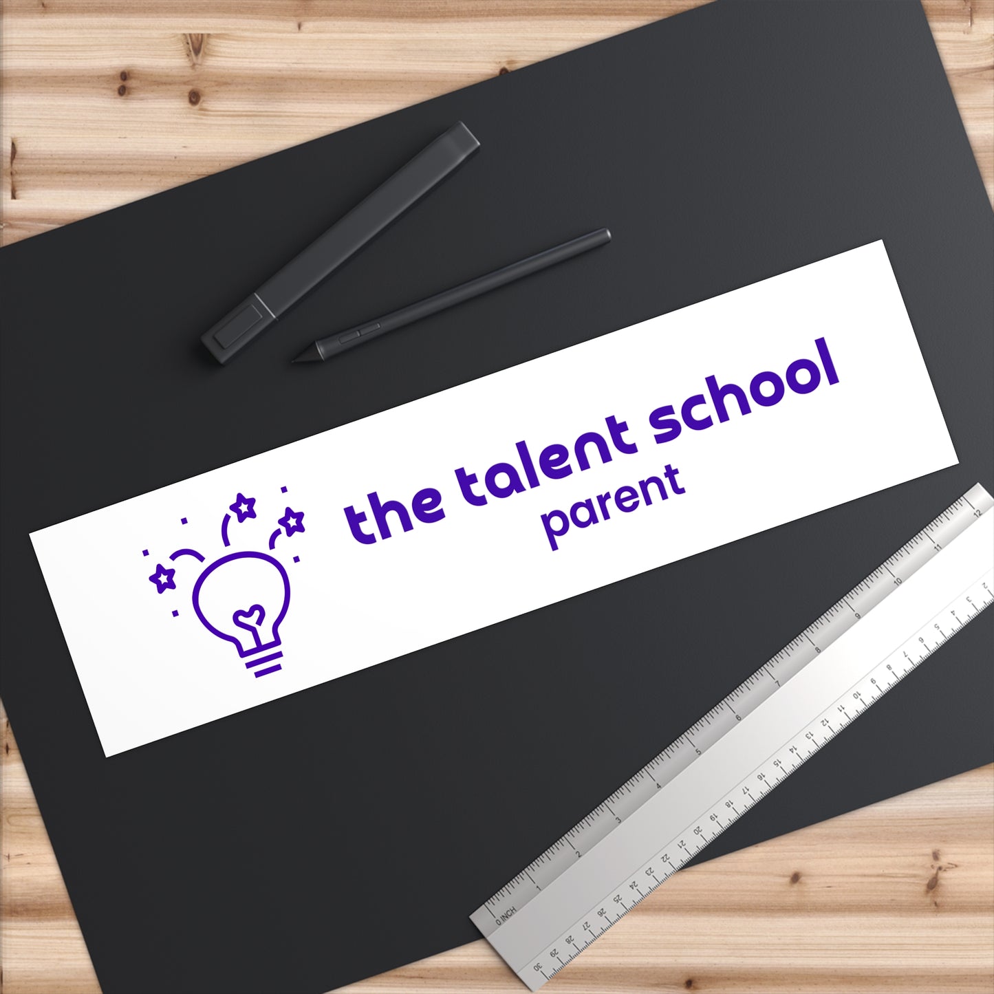 Proud Parent Bumper Sticker – Purple