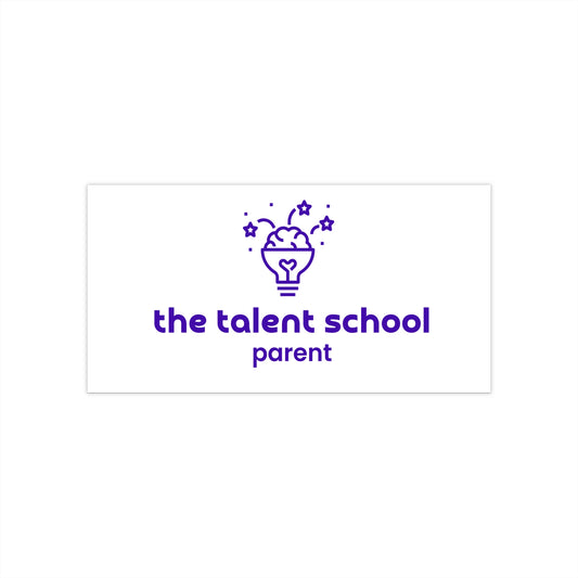 Proud Parent Bumper Sticker – Purple