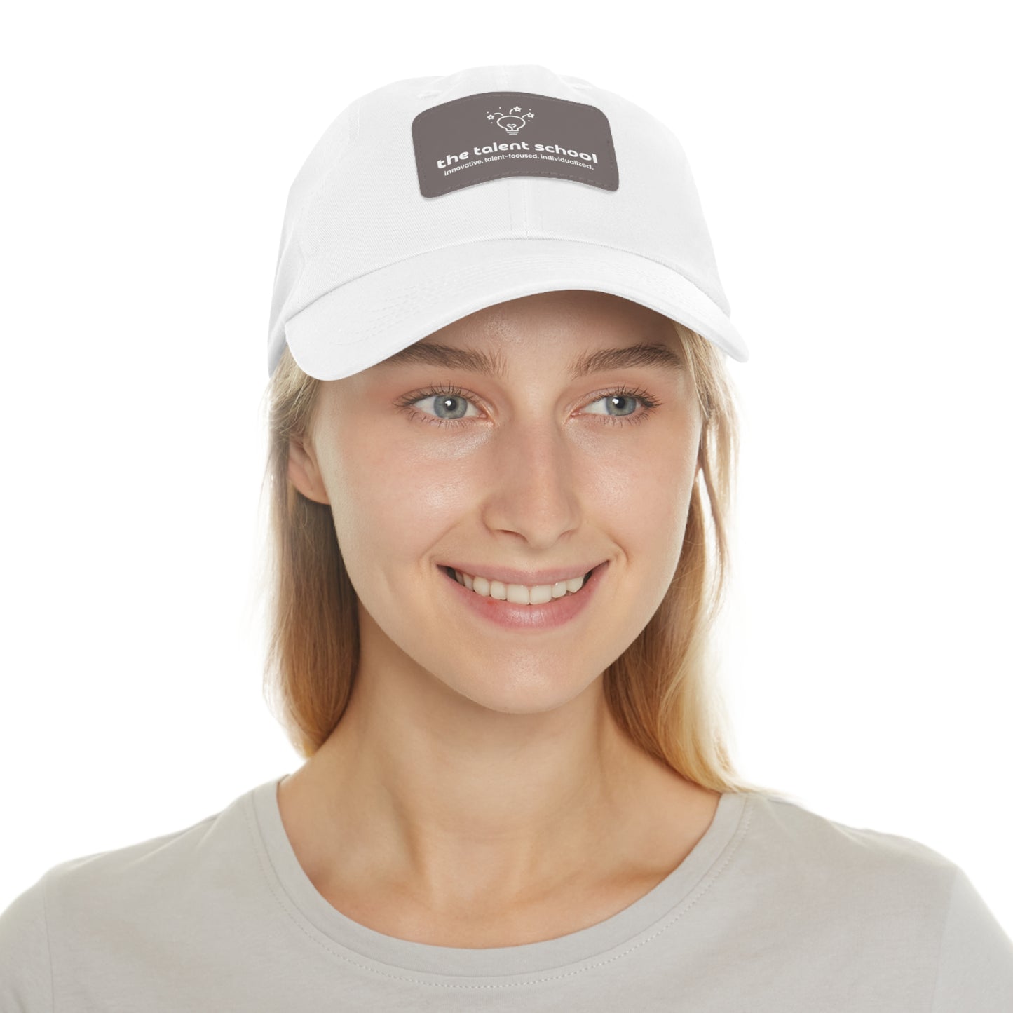 Leather Patch Dad Hat