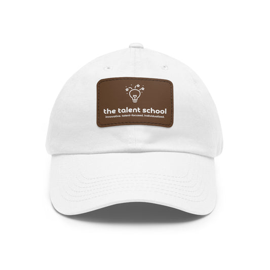 Leather Patch Dad Hat