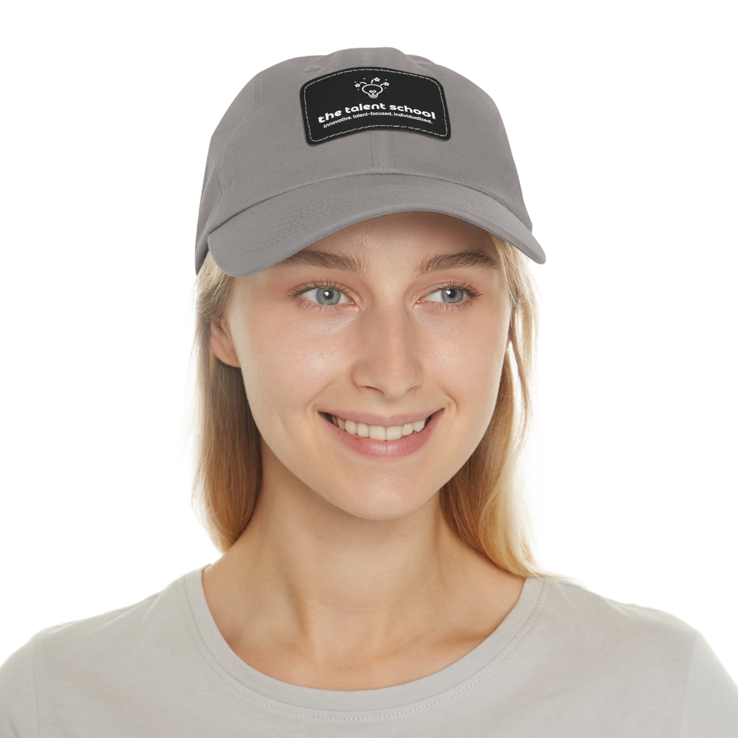 Leather Patch Dad Hat