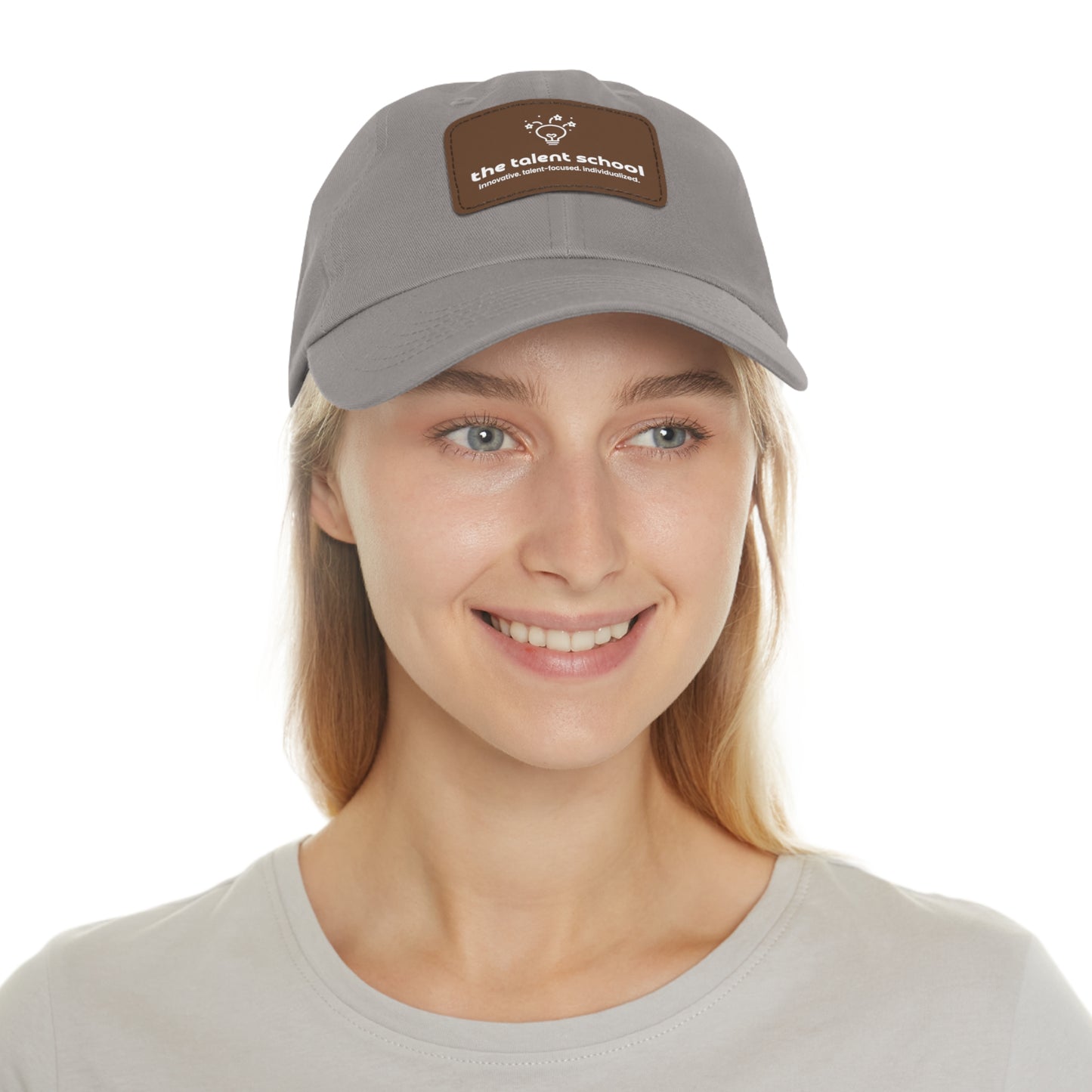 Leather Patch Dad Hat