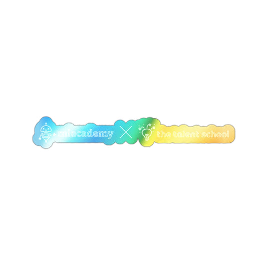Miacademy x Talent School Holographic Die-Cut Stickers