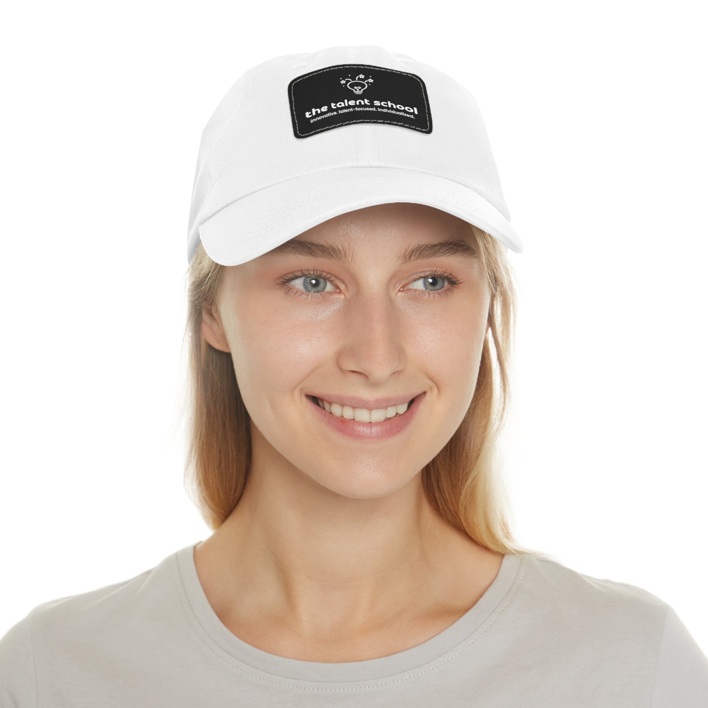 Leather Patch Dad Hat