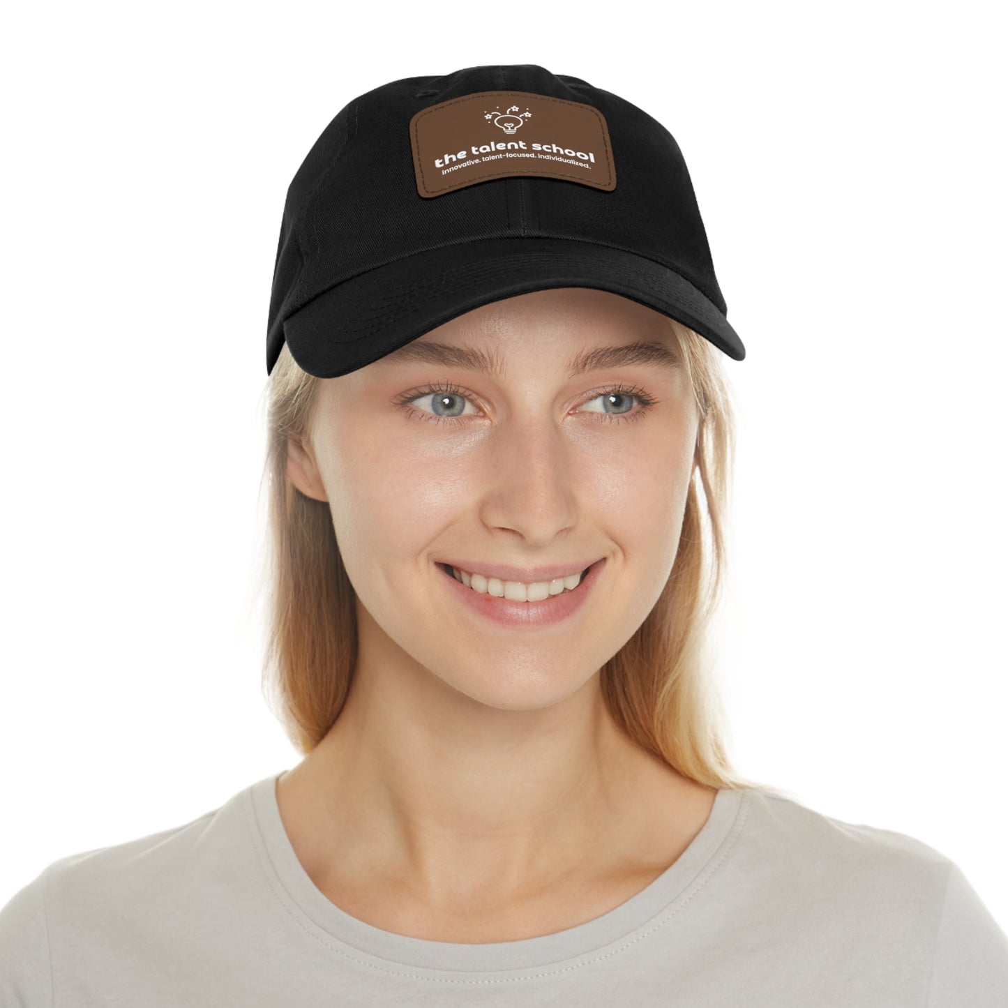 Leather Patch Dad Hat