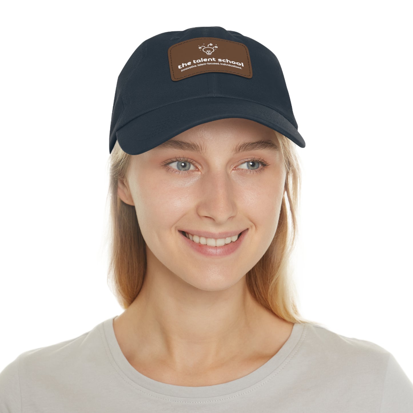 Leather Patch Dad Hat