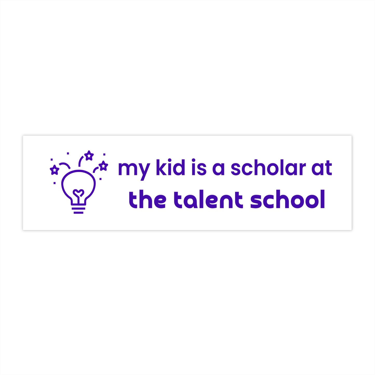Future Leader On Board - Scholar Bumper Sticker